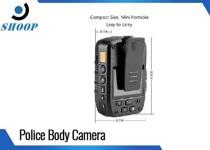HD 1296P Cơ thể chống thấm nước mòn Máy ảnh Loop Ghi âm phát hiện chuyển động cho cảnh sát
