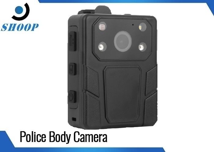 Máy ảnh cơ thể cảnh sát đeo được Bộ cảm biến CMOS OV4689 với clip kim loại xoay 360 độ