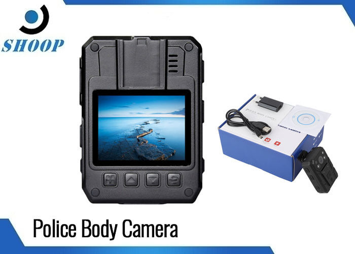 USB 2.0 1296P 4000mAh 5MP CMOS Night Vision Camera cơ thể cảnh sát với GPS