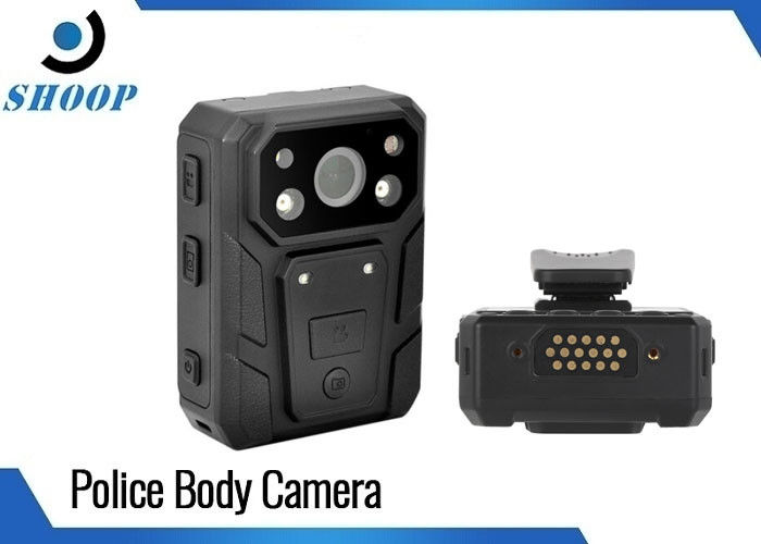 USB 2.0 1296P 4000mAh 5MP CMOS Night Vision Camera cơ thể cảnh sát với GPS